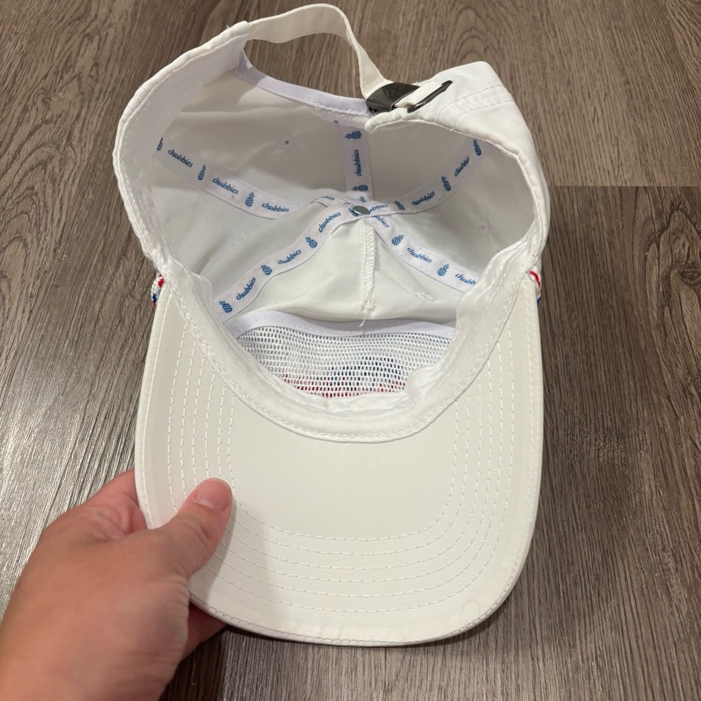 Chubbies The White Nylon Rope Hat Red/White/Blue USA Dad Hat - Picture 3 of 4